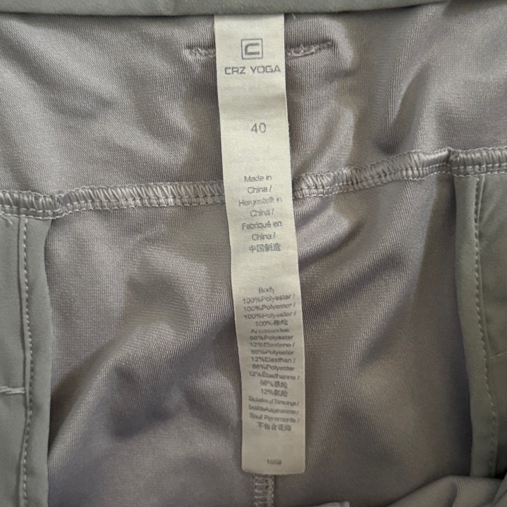 CRZ Yoga‎ Men’s Grey Golf Pants 40 - Picture 3 of 5
